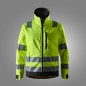 Preview: High-Vis, Softshell-Arbeitsjacke, Warnschutzklasse 3