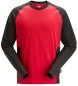 Preview: Zweifarbiges Shirt mit langem Arm
