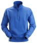 Preview: Sweatshirt mit Halbreißverschluss