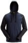 Preview: Zweifarbiger Hoodie mit Halbreißverschluss