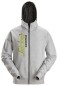 Preview: Kapuzenjacke mit durchgehendem Reißverschluss und Logo