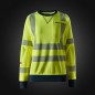 Preview: Protecwork, Damen-Sweatshirt, High-Vis-Klasse 3/2