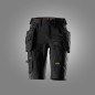 Preview: AllroundWork, Damen-Stretch-Shorts mit abnehmbaren Holstertaschen
