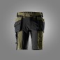 Preview: AllroundWork, Stretch-Shorts mit Holstertaschen