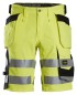 Preview: High-Vis, Stretch-Shorts mit Holstertaschen der Warnschutzklasse 1