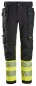 Preview: High-Vis, 4-Wege-Stretch-Hose mit Holstertaschen, Warnschutzklasse 1