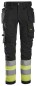 Preview: High-Vis, Stretchhose mit Holstertaschen, Warnschutzklasse 1