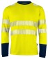 Preview: 6014 Langarmshirt EN ISO 20471 Klasse 3/2