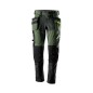 Preview: FlexiWork, Softshell-Stretchhose mit abnehmbaren Holstertaschen