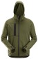 Preview: AllroundWork, Fleece-Kapuzenjacke mit durchgehendem Reißverschluss