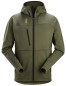 Preview: Thermo-Body Mapping Fleece-Hoodie mit durchgehendem Reißverschluss