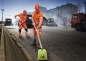 Preview: BP® Leichte Warnschutz-Stretch-Hose mit Knietaschen