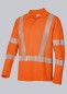 Preview: BP® Warnschutz-Langarmpoloshirt