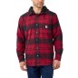 Preview: Rugged Flex™ Relaxed Fit Flannel Fleece Lined Hooded Shirt Jac
