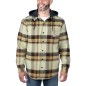 Preview: Rugged Flex™ Relaxed Fit Flannel Fleece Lined Hooded Shirt Jac