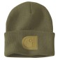 Preview: Knit Cuffed C Patch Beanie
