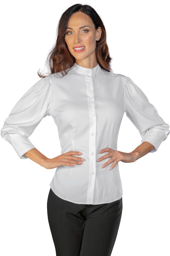 Flamingo-Bluse aus Tecnostretch - Isacco