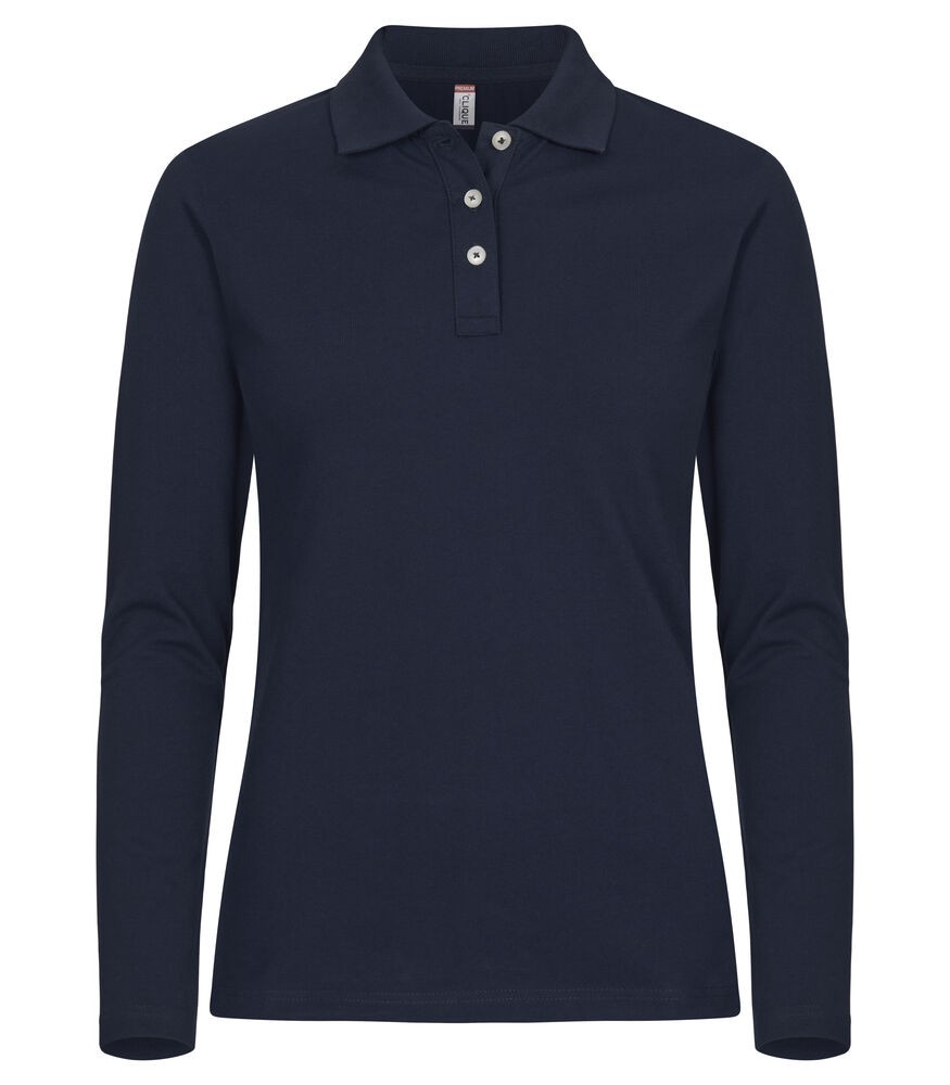 Stretch Premium Polo L/S Women