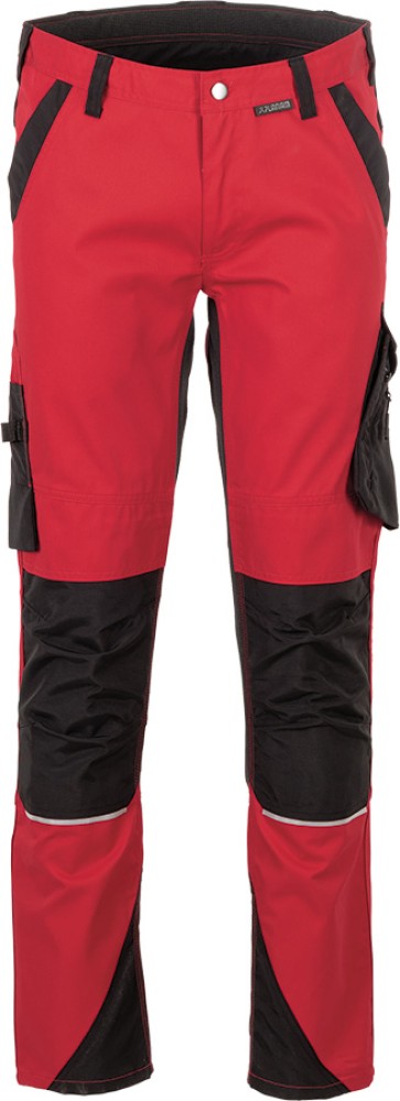 PLANAM Herren-Bundhose Norit rot-schwarz, robust, funktional