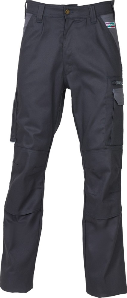PROGRESSO Stretch Bundhose X-MAINE, verstärkt, dunkelgrau/grau