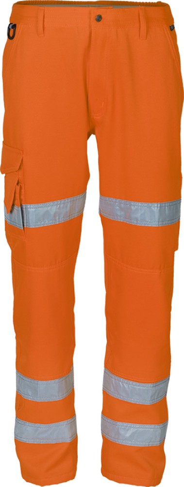 PORTWEST Warnschutz-Bundhose leuchtorange mit Reflexstreifen, vielseitig