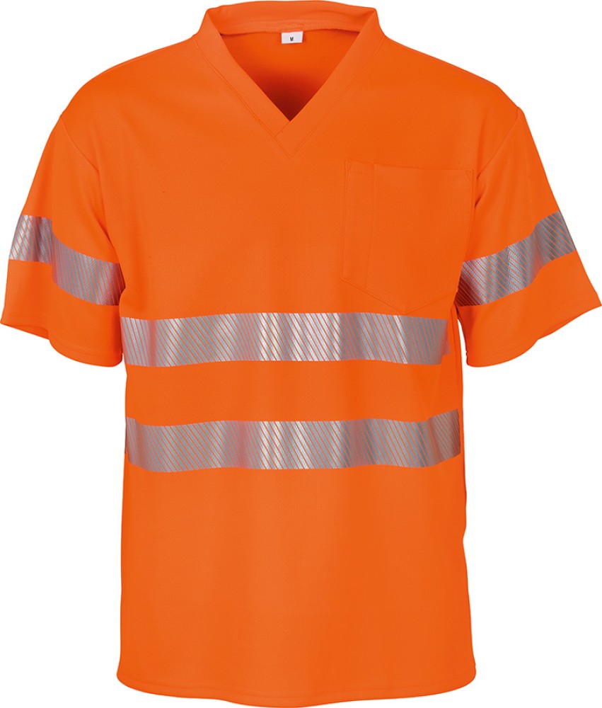 Warnschutz-T-Shirt BIOACTIVE Reflex leuchtorange, UV-Schutz 50