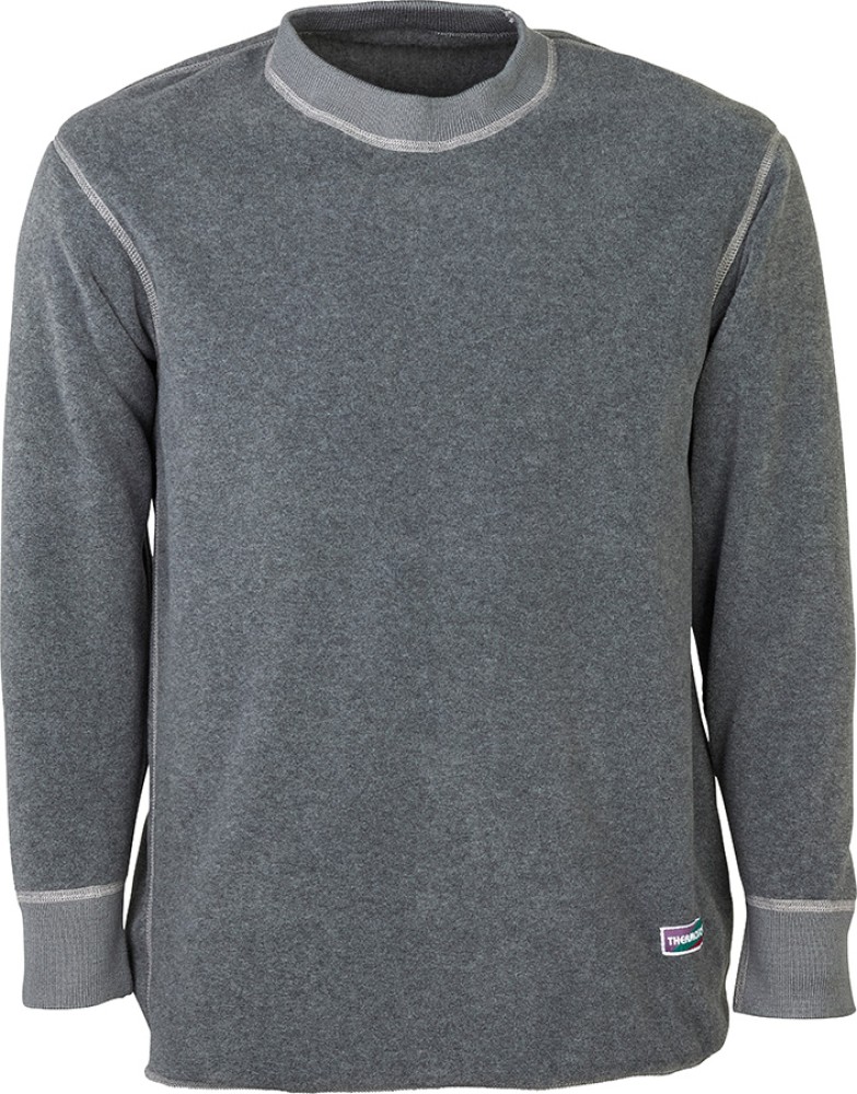 Thermo-Unterziehshirt THERMOSOFT grau, langer Arm, weich