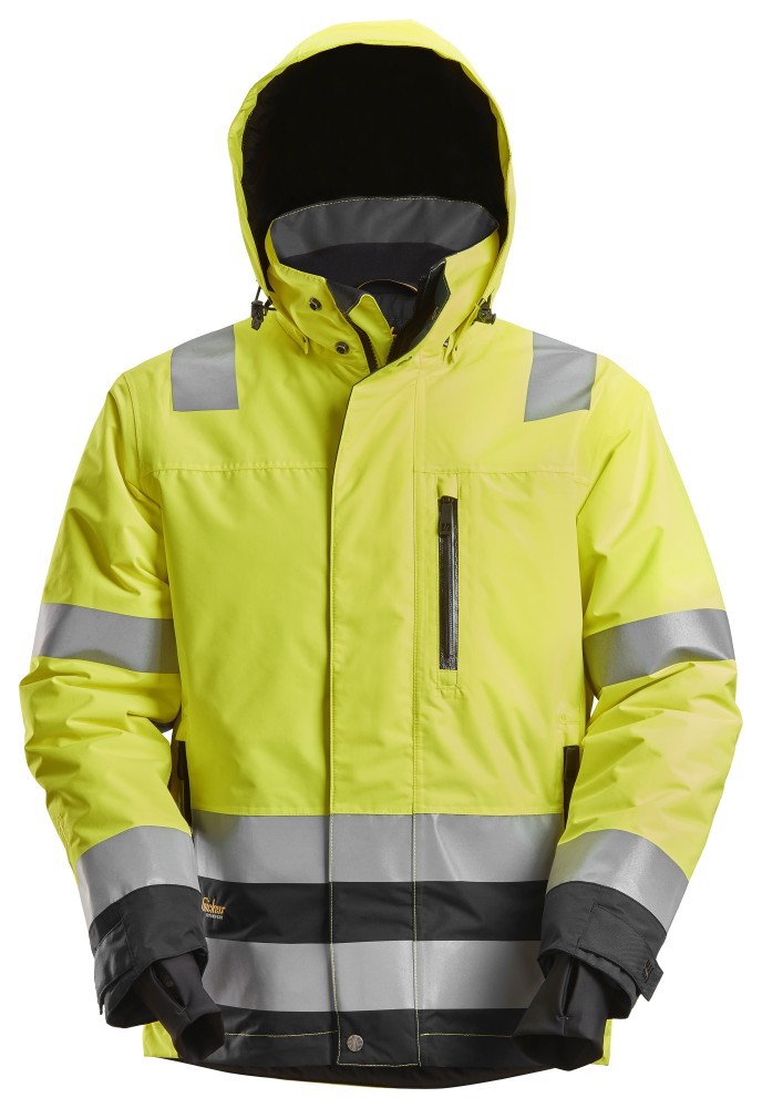 High-Vis, Wasserdichte 37.5® wärmeisolierte Jacke, Klasse 3