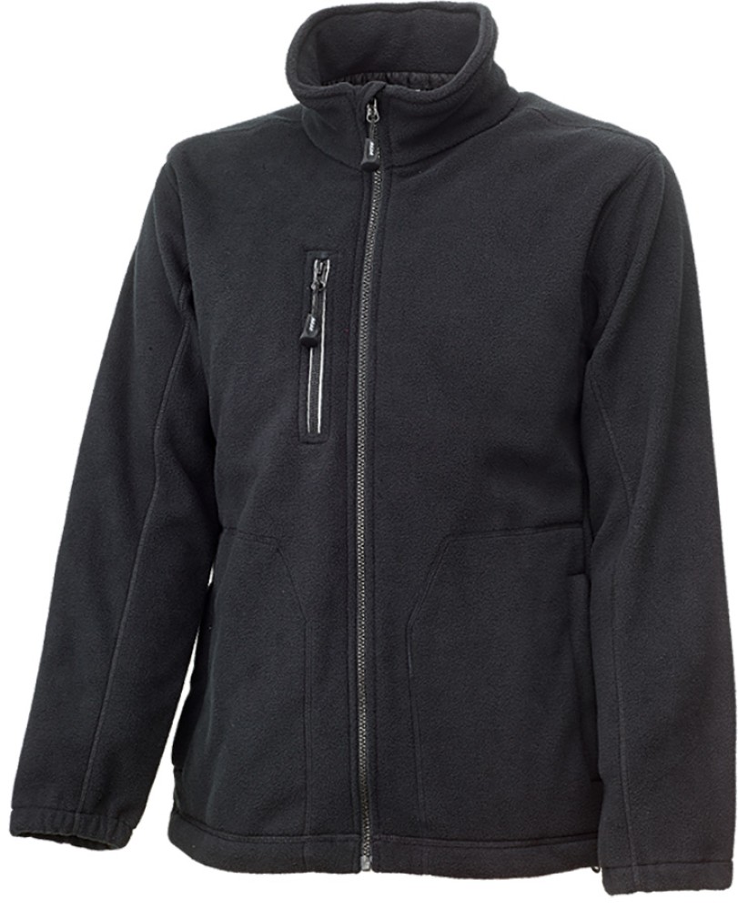 SIOEN MERIDA Fleecejacke schwarz, winddicht, mit Taschen