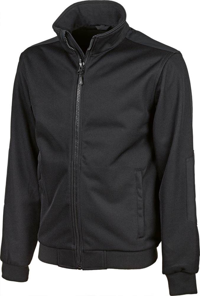 PLANAM Herren Softshelljacke Norit, winddicht, warm, schwarz