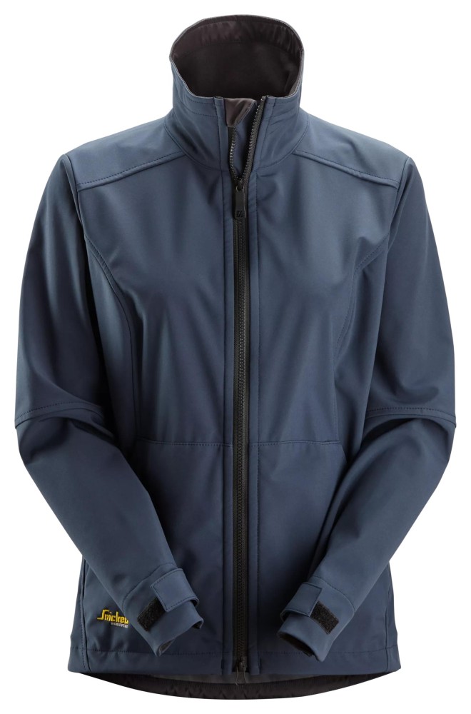 AllroundWork, Winddichte Softshell-Damen-Arbeitsjacke