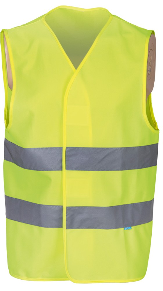 SIOEN Warnweste ELBA leuchtgelb, Polyester-Mesh, Reflexstreifen, Klettverschluss
