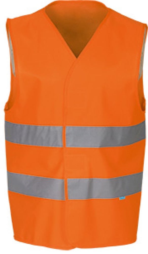 Sioen ELBA Warnweste leuchtorange mit Reflexstreifen Polyester-Mesh