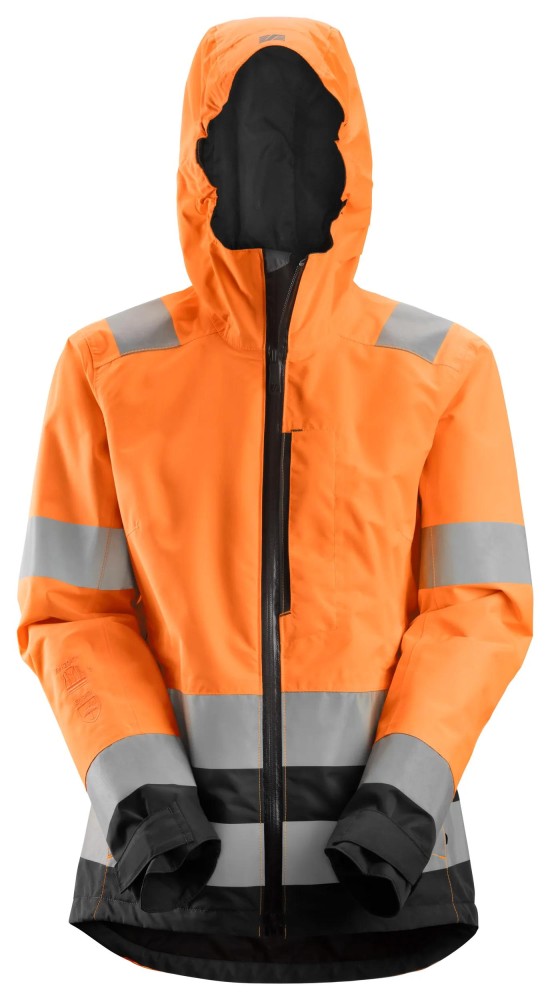High-Vis, Wasserdichte Softshell-Jacke für Damen, Warnschutzklasse 2/3