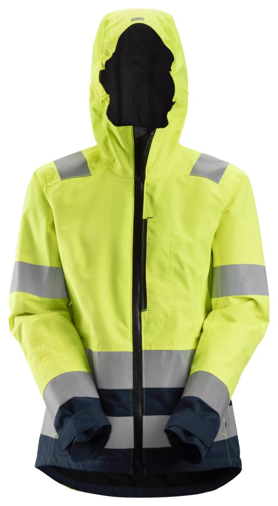 High-Vis, Wasserdichte Softshell-Jacke für Damen, Warnschutzklasse 2/3