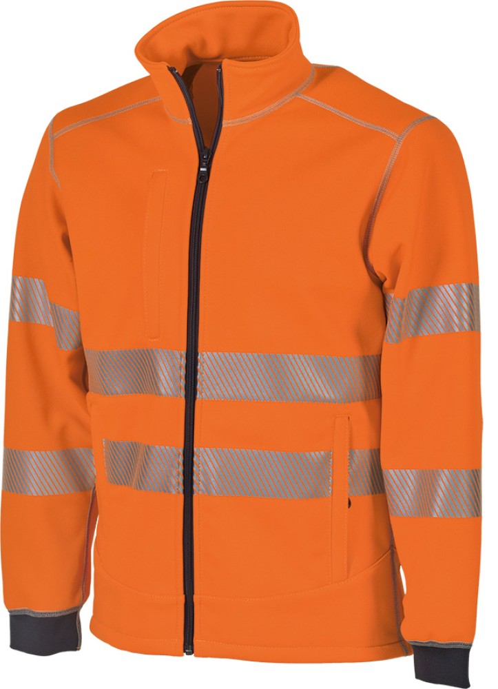 Warnschutzjacke HUSKY II leuchtorange, warm, mit Reflexstreifen