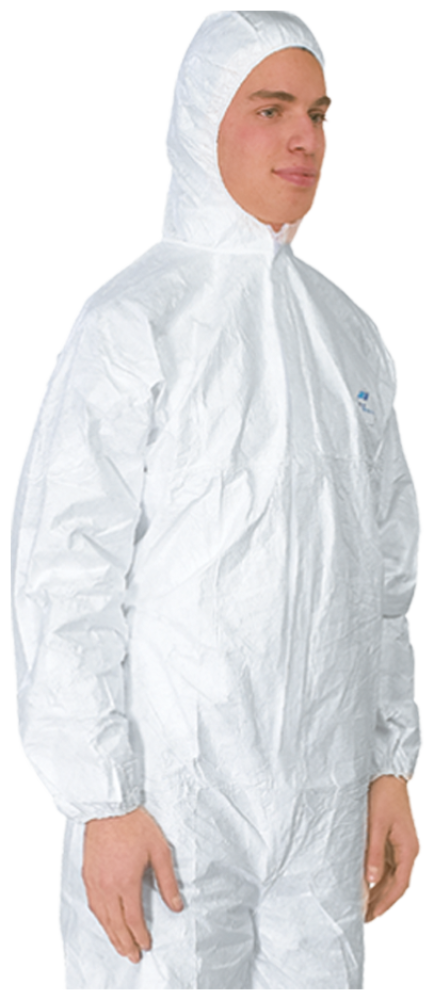 Chemieschutzoverall TYVEK 500 XPERT, antistatisch, weiss, Kapuze