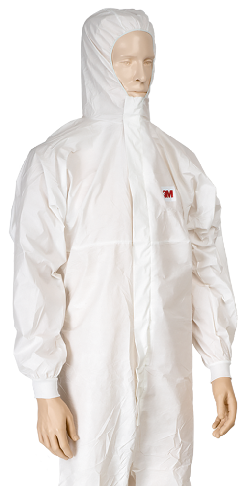 3M Chemieschutzanzug Typ 5/6 mit Kapuze weiss, atmungsaktiv