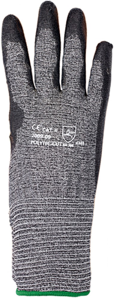 Schnittschutz Handschuhe POLYTEX-CUT Grau-Weiss mit PU-Beschichtung