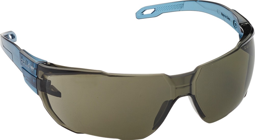 Bollé Swift Schutzbrille blau-transparent mit rauchgetönten Scheiben