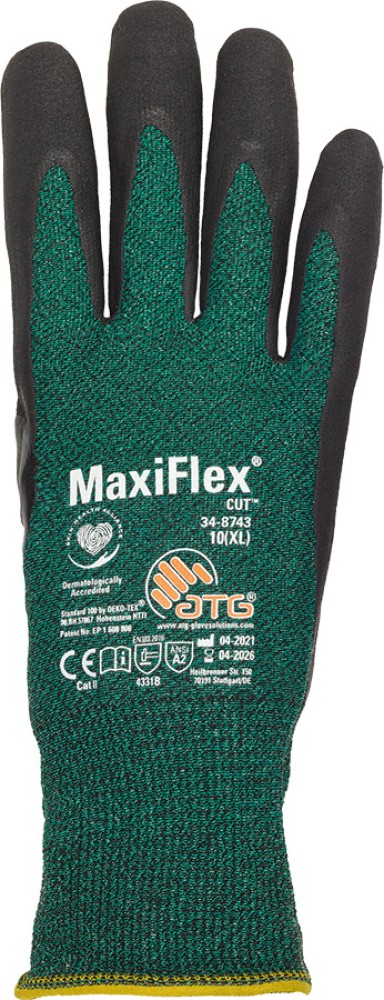 Schnittschutz-Handschuhe ATG MAXIFLEX CUT, atmungsaktiv, touchscreenfähig
