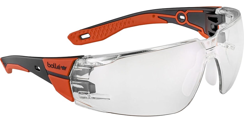 Leichte BOLLÉ RUSH+ Schutzbrille für schmales Gesicht, beschlagfrei