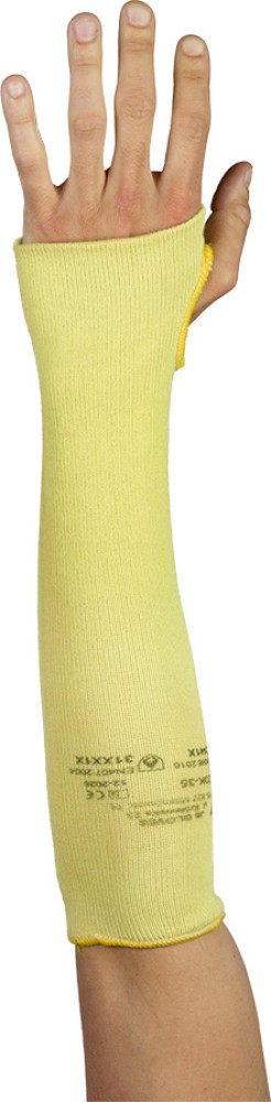JS GLOVES Schnittschutzärmel aus Aramid, 35 cm lang, Einheitsgrösse