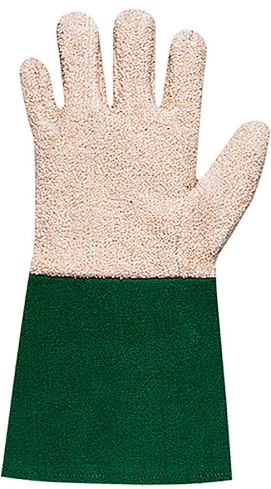 RESISTA Hitzeschutzhandschuhe schwerer Baumwollstoff, 35 cm Länge