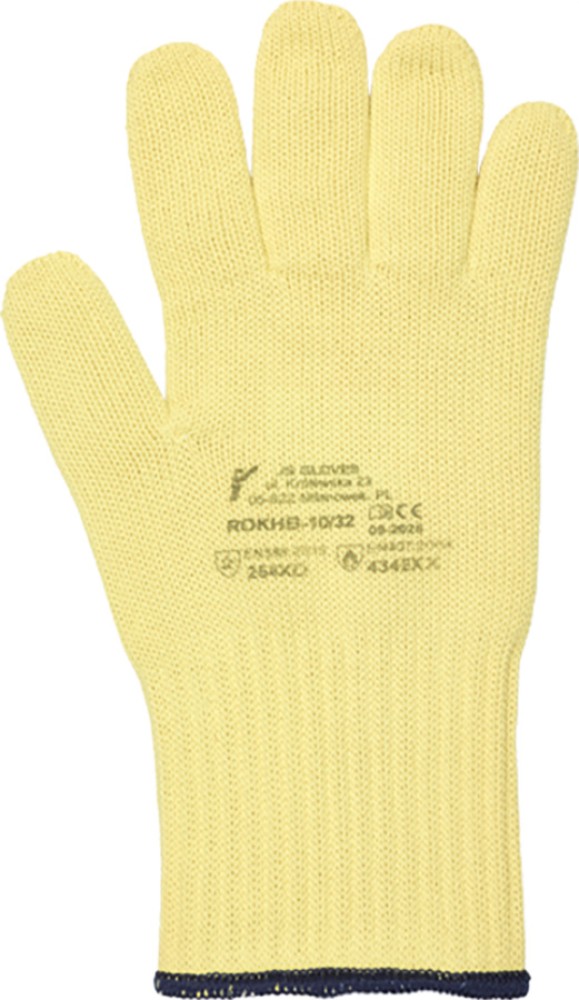 JS Gloves Hitzeschutz- und Schnittschutzhandschuhe aus Aramid, 32 cm