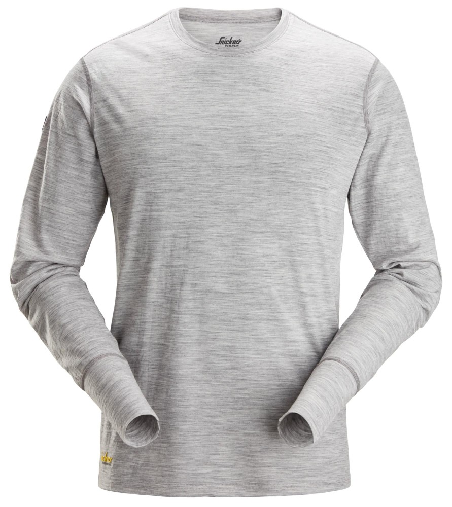 AllroundWork, Langarm-Shirt aus Wolle