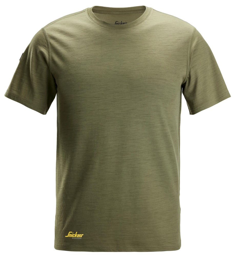 T-Shirt aus Wolle