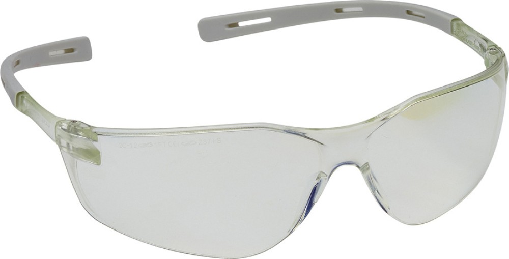 Ultraleichte JSP Schutzbrille mit 30% Blaulichtfilter grau