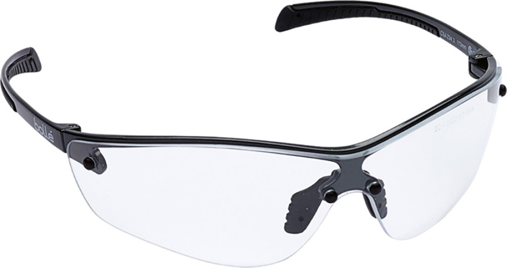 Leichte Bollé Silium+ Schutzbrille mit kratzfester PLATINUM-Beschichtung