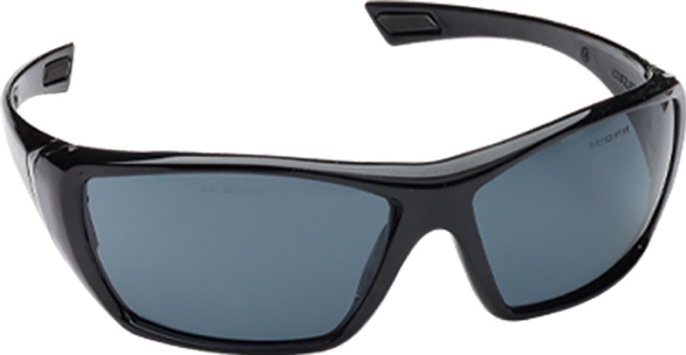 Bollé Hustler Schutzbrille Smoke mit kratzfestem Polycarbonatglas